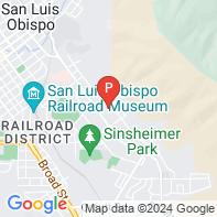 View Map of 1551 Bishop Street,San Luis Obispo,CA,93401
